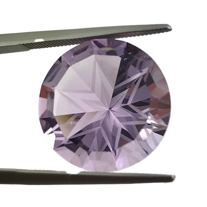 Amethyst unique German laser star mixed cut 11.78 carat loose gemstone - Buy loose or customise
