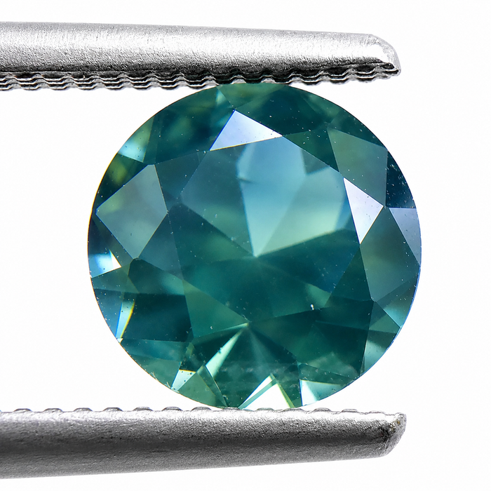 Steel teal Australian Parti Sapphire round cut 1.48 carats - Buy loose or customise
