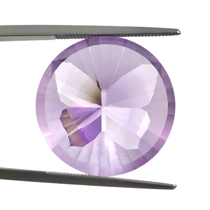 Amethyst unique German laser butterfly mixed cut 20.01 carat loose gemstone - Buy loose or customise