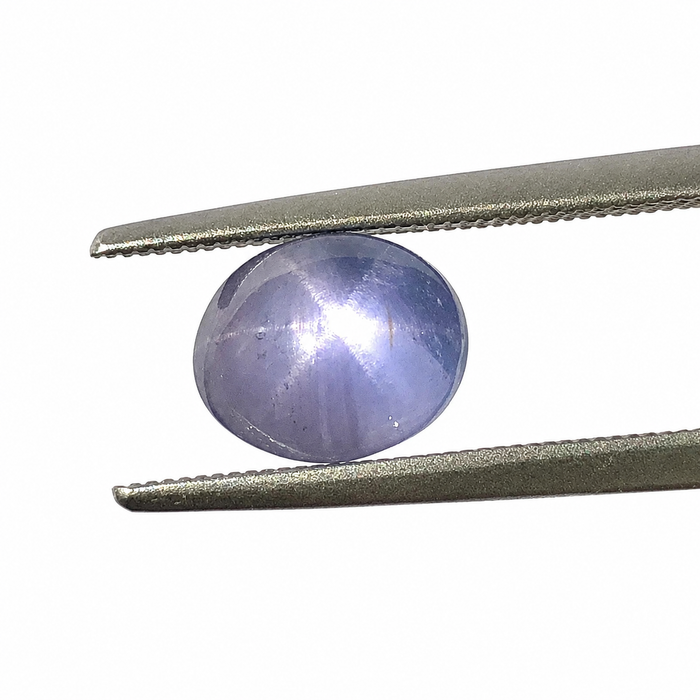 Blue Star Sapphire oval cut cabochon 2.95 carats - Make your own custom jewelry design