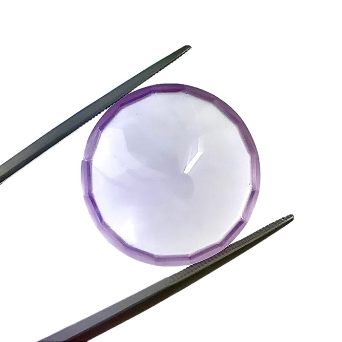 Amethyst unique German laser spider mixed cut 28.49 carat loose gemstone - Buy loose or customise