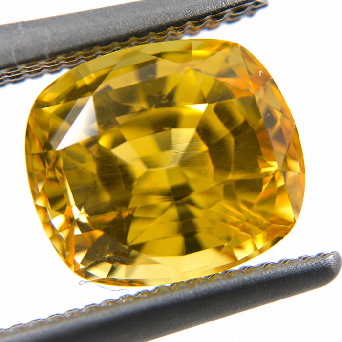 Yellow Sapphire 2.53 carat 7.20x6.58x5.66mm rectangle cushion cut