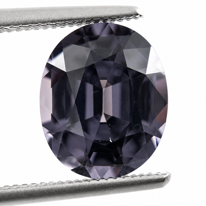 Silver Spinel oval cut 2.57 carat gemstone - Buy loose or Make your own custom jewelry