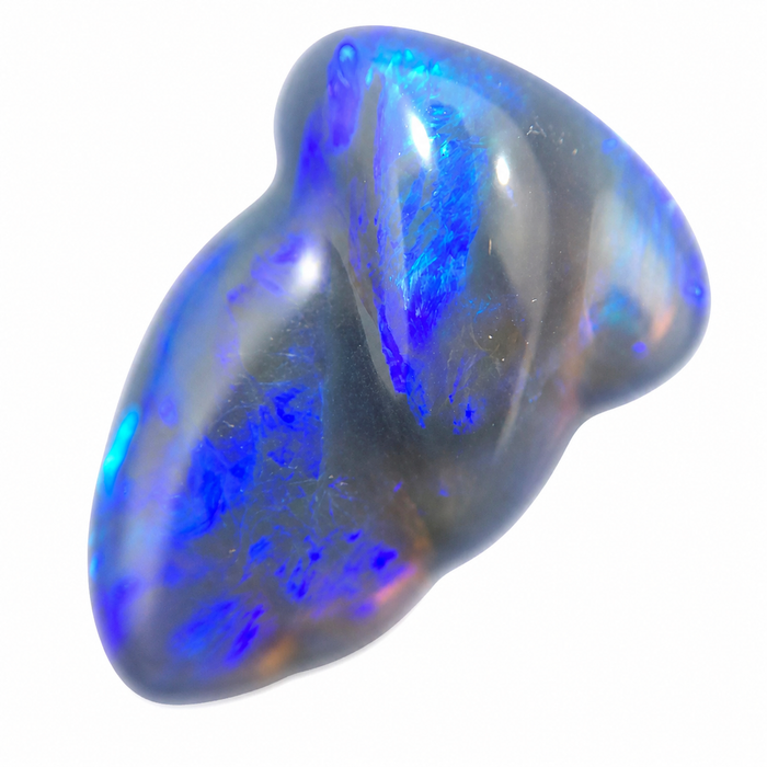 Australian carved jelly opal 10.90 carat loose gemstone - Designer gemstone