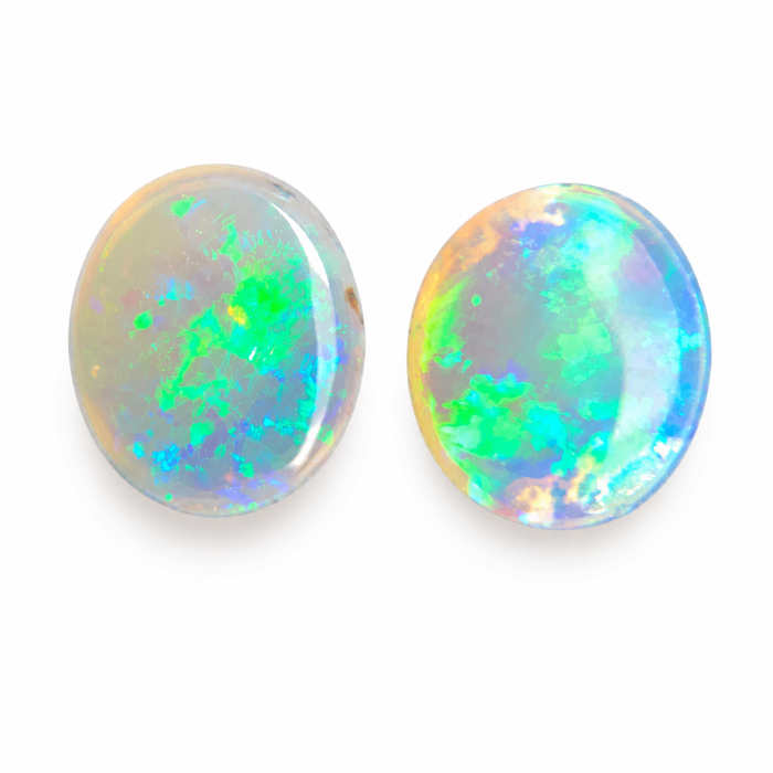 Australian jelly opal matched pair 1.17 carat total loose gemstone - Buy loose or customise