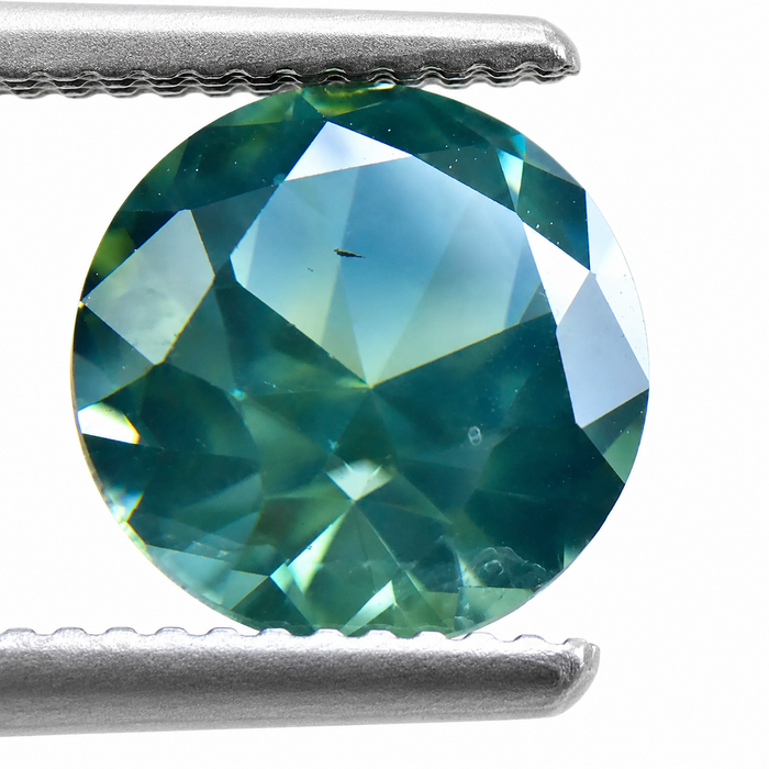 Steel teal Australian Parti Sapphire round cut 1.48 carats - Buy loose or customise
