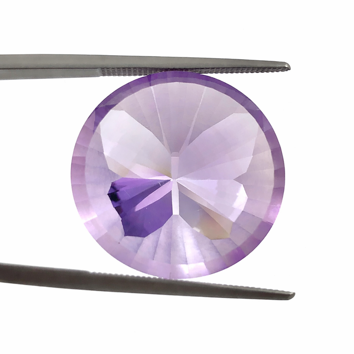 Amethyst unique German laser butterfly mixed cut 20.01 carat loose gemstone - Buy loose or customise