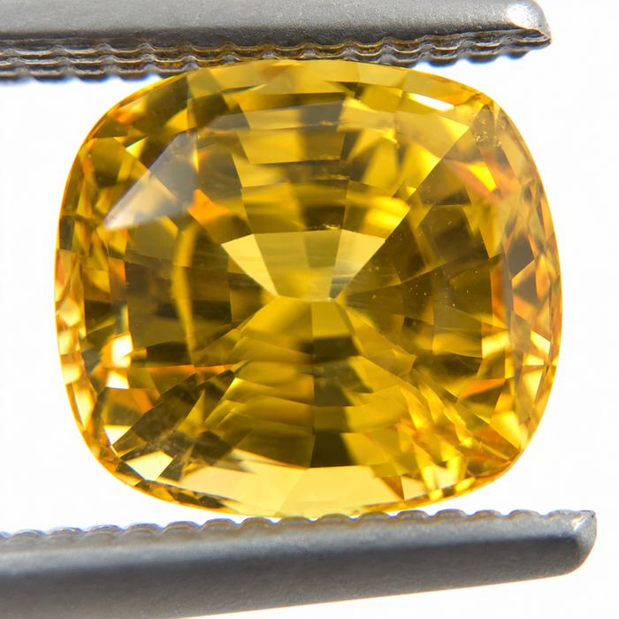 Yellow Sapphire 2.53 carat 7.20x6.58x5.66mm rectangle cushion cut