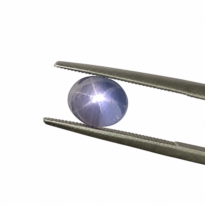 Blue Star Sapphire oval cut cabochon 2.95 carats - Make your own custom jewelry design