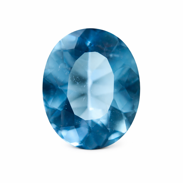 Aquamarine oval brilliant cut 2.07 carats loose gemstone - Buy loose or make a custom order