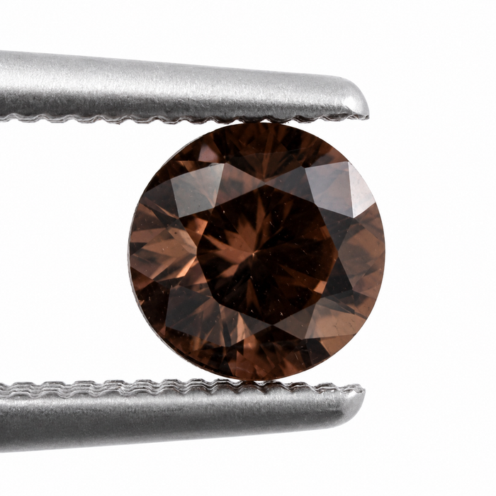 Red Zircon round cut 0.66-0.76ct 5x3mm approximately each loose gemstone - price is per stone - Buy loose or customise