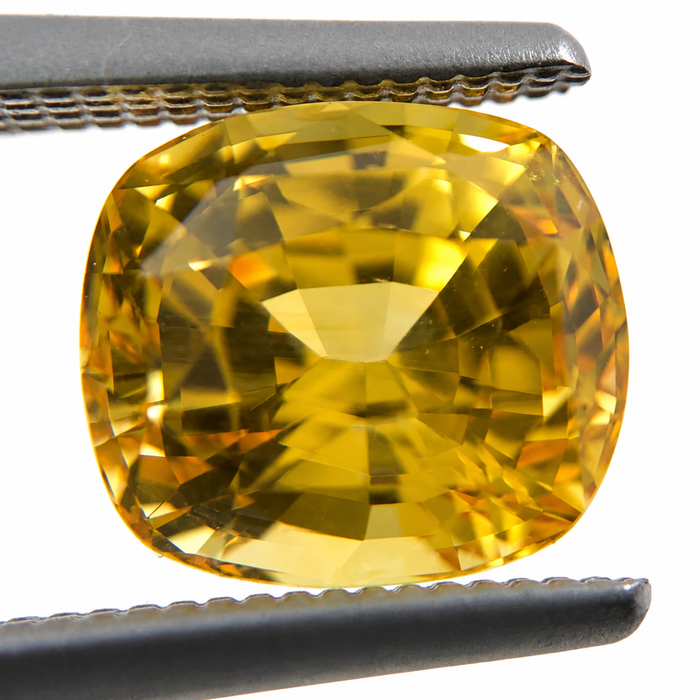 Yellow Sapphire 2.53 carat 7.20x6.58x5.66mm rectangle cushion cut