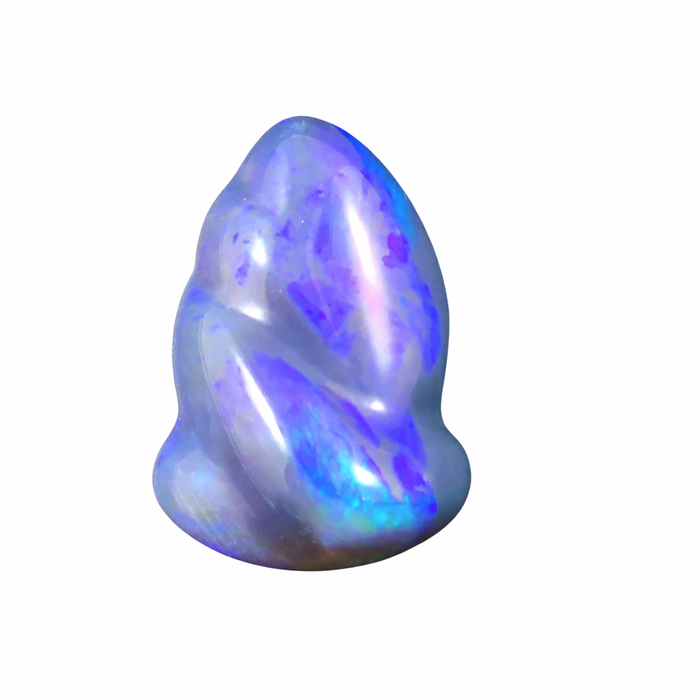 Australian carved jelly opal 10.90 carat loose gemstone - Designer gemstone