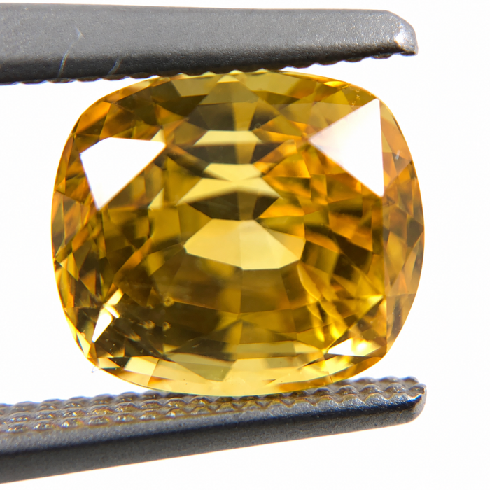 Yellow Sapphire 2.53 carat 7.20x6.58x5.66mm rectangle cushion cut