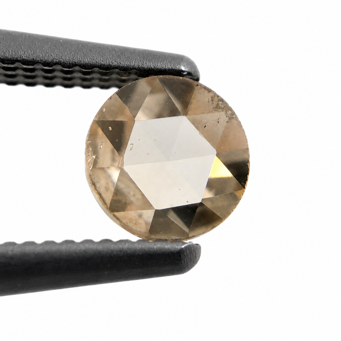 Champagne diamond round cut 0.28 carat loose gemtone - Buy loose or Make your own custom jewelry