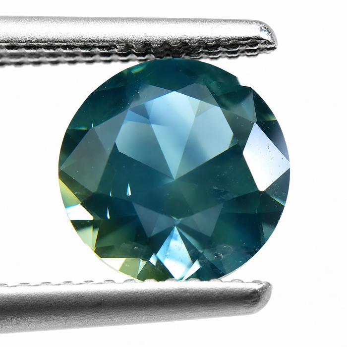 Steel teal Australian Parti Sapphire round cut 1.48 carats - Buy loose or customise