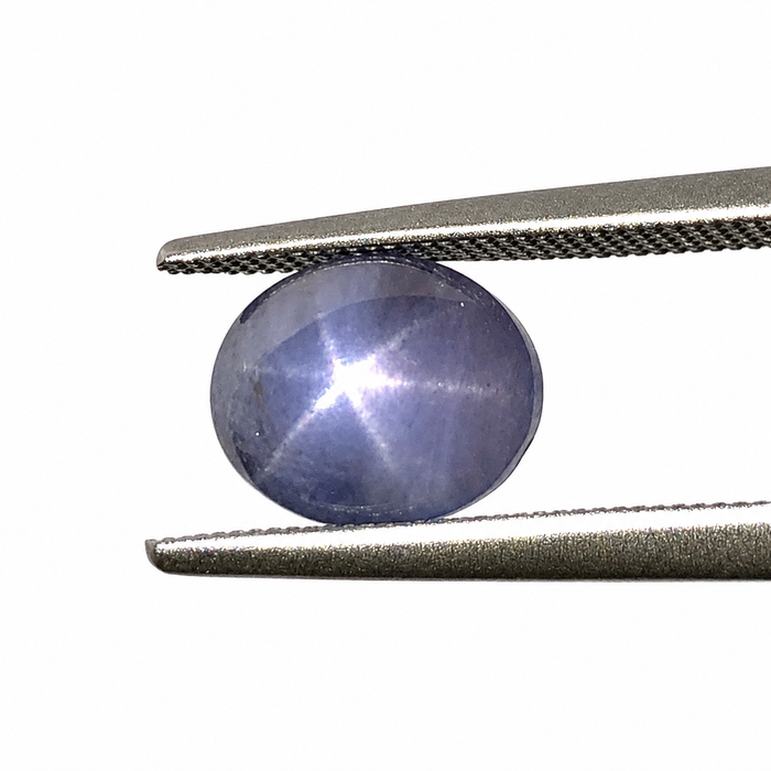 Blue Star Sapphire oval cut cabochon 2.95 carats - Make your own custom jewelry design