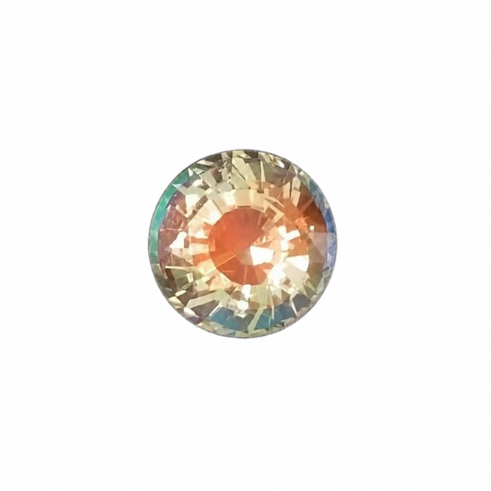 Rainbow moonstone 1.00 carat round brilliant cut loose gemstone
