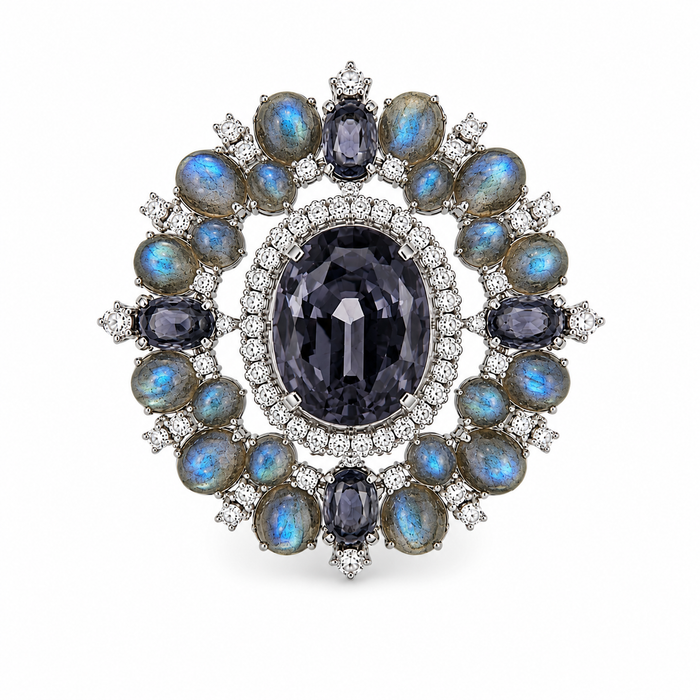 Silver Spinel oval cut 2.57 carat gemstone - Buy loose or Make your own custom jewelry