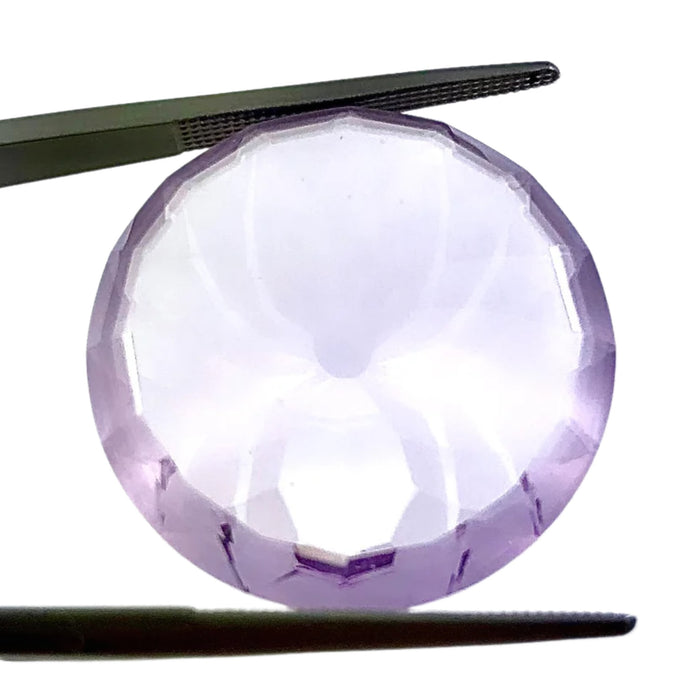Amethyst unique German laser spider mixed cut 28.49 carat loose gemstone - Buy loose or customise