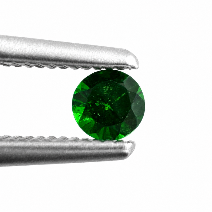 Green Tsavorite garnet round cut 0.10-0.14ct 3x1.7mm approximately each loose gemstone - price is per stone - Buy loose or customise