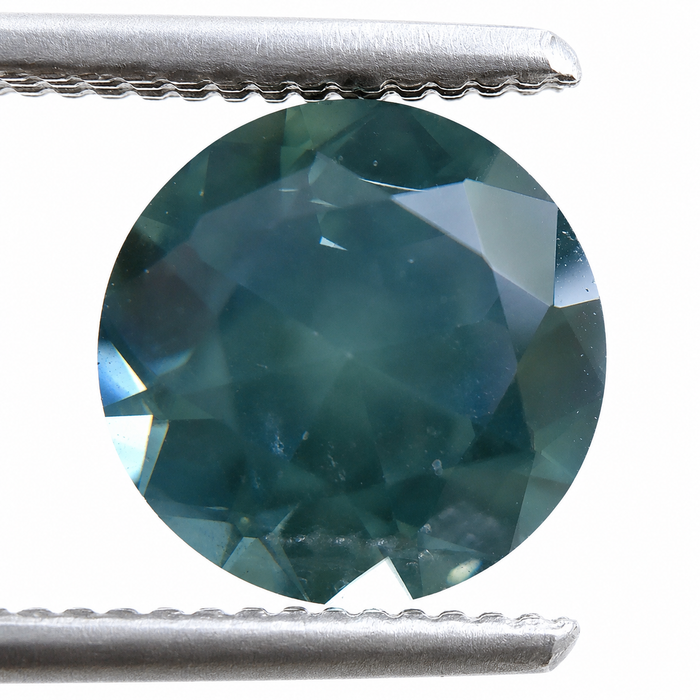 Steel teal Australian Parti Sapphire round cut 1.48 carats - Buy loose or customise