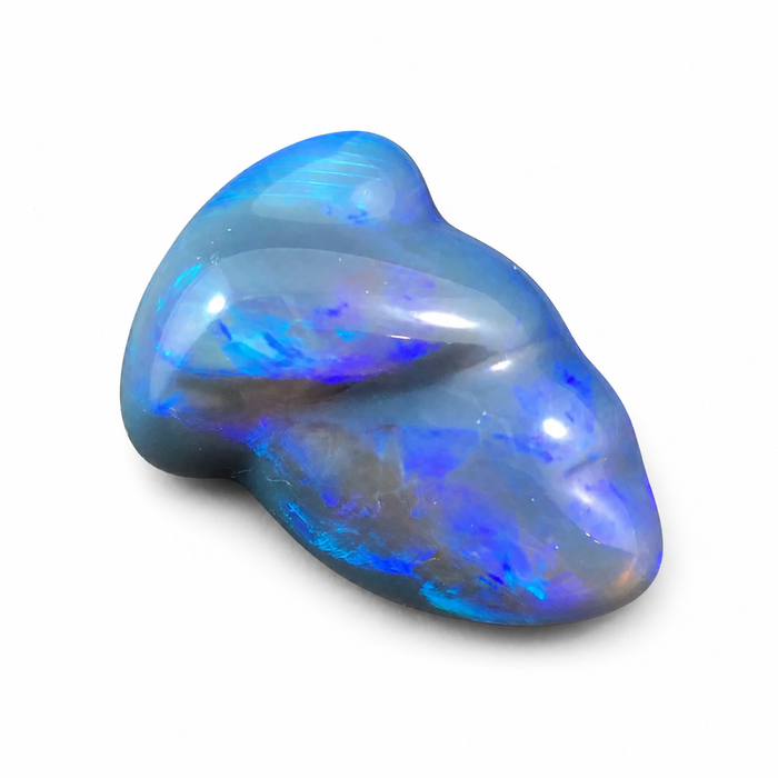 Australian carved jelly opal 10.90 carat loose gemstone - Designer gemstone