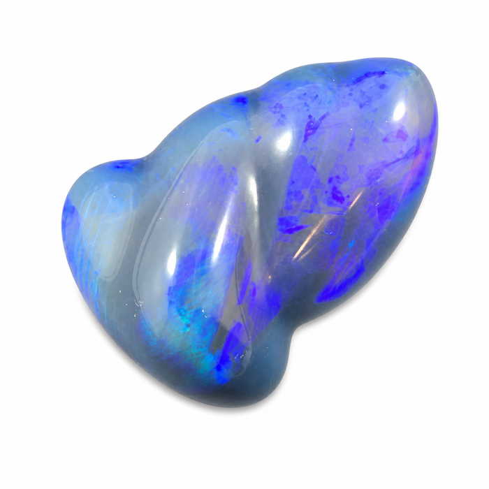Australian carved jelly opal 10.90 carat loose gemstone - Designer gemstone