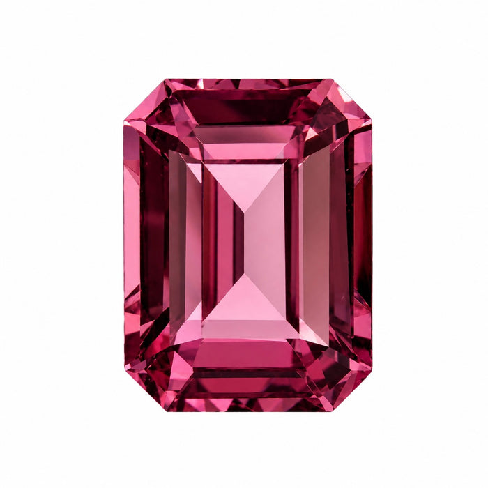 Pink Tanga garnet emerald cut 2.22 carats loose gemstone - Buy loose or customise