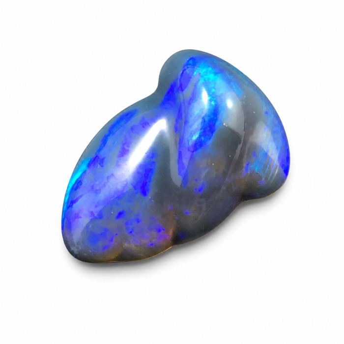 Australian carved jelly opal 10.90 carat loose gemstone - Designer gemstone