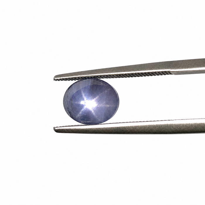 Blue Star Sapphire oval cut cabochon 2.95 carats - Make your own custom jewelry design