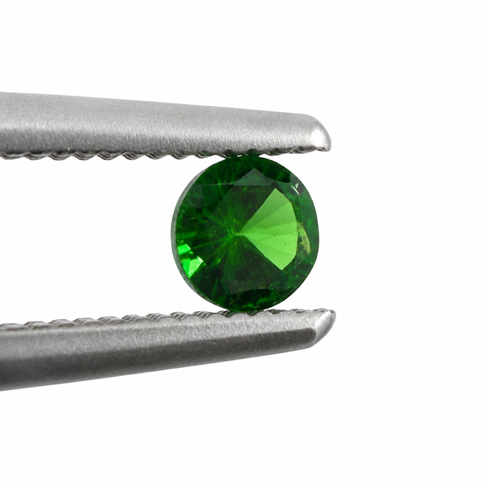 Green Tsavorite garnet round cut 0.10-0.14ct 3x1.7mm approximately each loose gemstone - price is per stone - Buy loose or customise