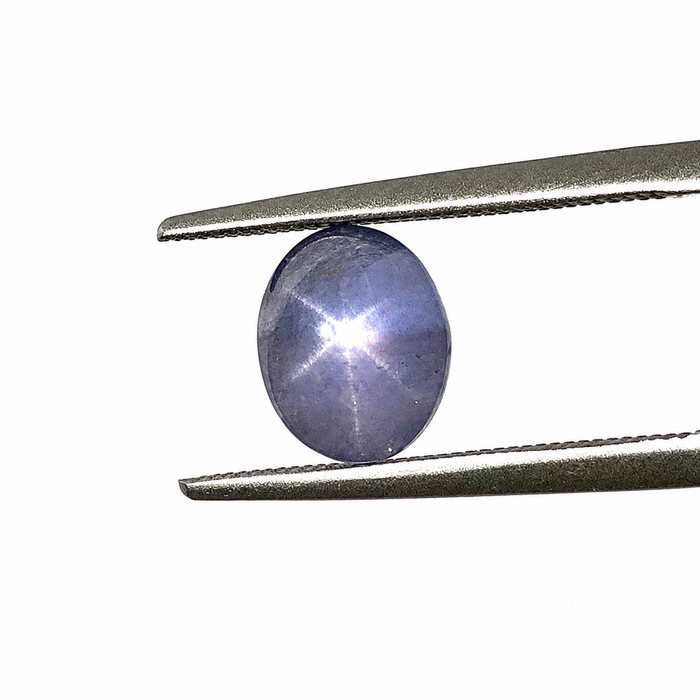 Blue Star Sapphire oval cut cabochon 2.95 carats - Make your own custom jewelry design