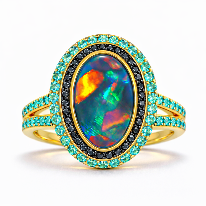 Australian black opal 1.03 carat loose gemstone - Buy loose or make a custom order
