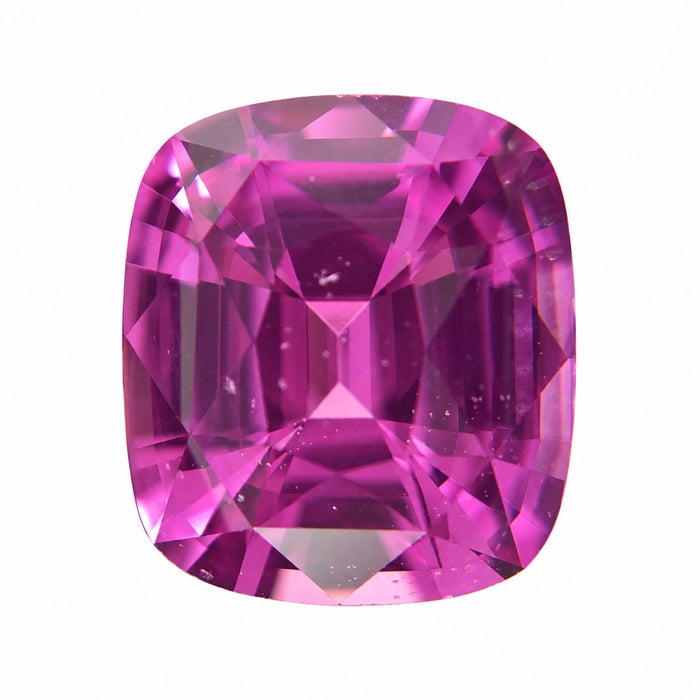 Unheated Treatment Pink Sapphire 1.25 carat 6.53x5.72x3.72mm rectangle cushion cut
