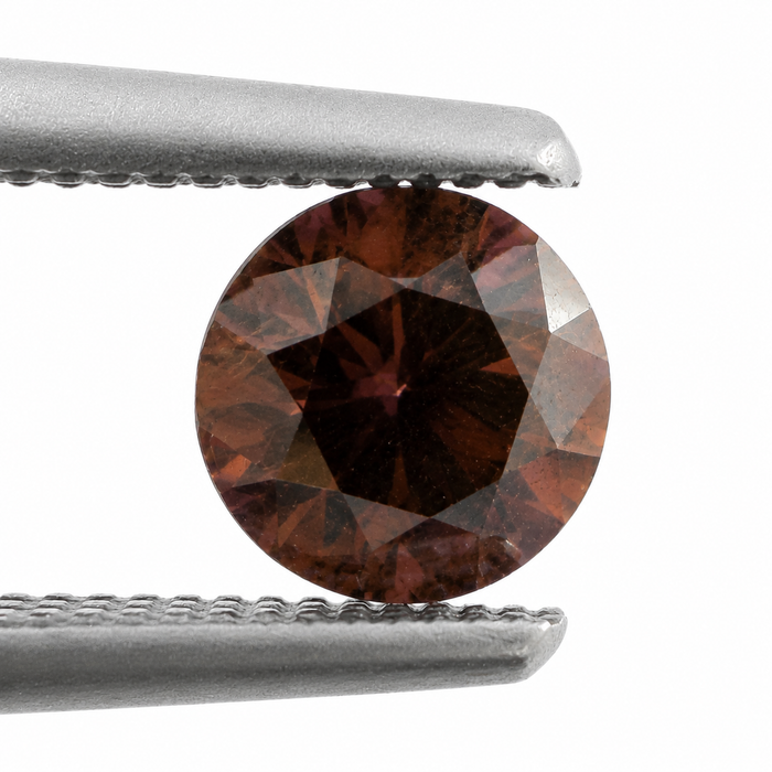 Red Zircon round cut 0.66-0.76ct 5x3mm approximately each loose gemstone - price is per stone - Buy loose or customise