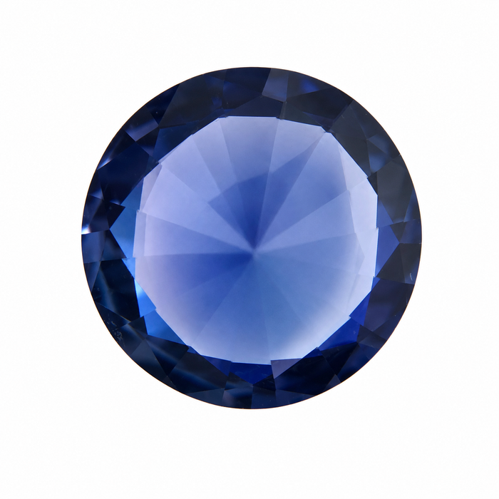 Ceylon sapphire round cut 0.65 carat loose gemstone - Buy loose or Make your own custom jewelry design