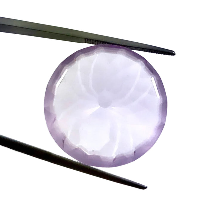 Amethyst unique German laser spider mixed cut 28.49 carat loose gemstone - Buy loose or customise