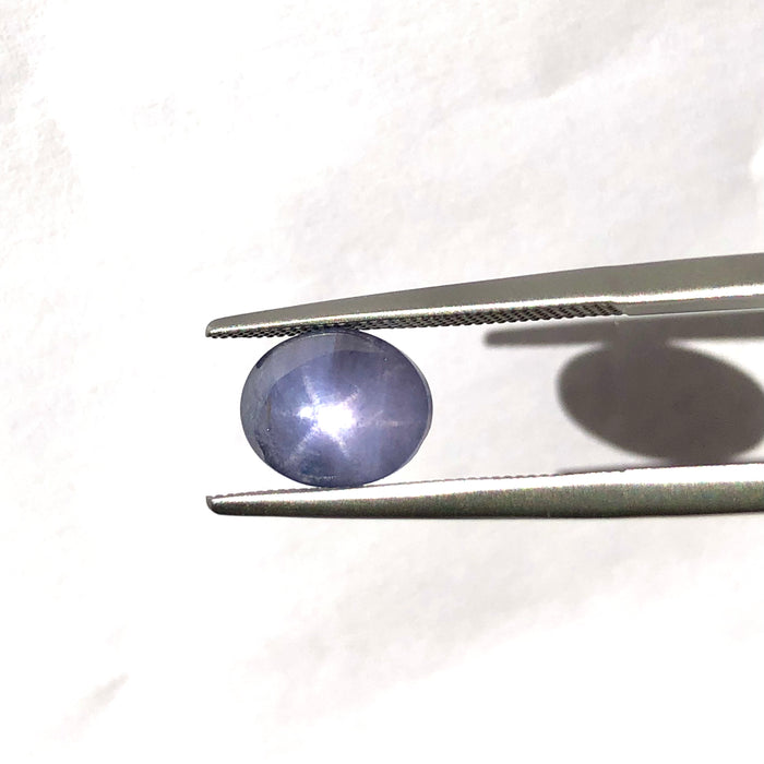 Blue Star Sapphire oval cut cabochon 2.95 carats - Make your own custom jewelry design
