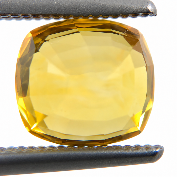 Yellow Sapphire 2.53 carat 7.20x6.58x5.66mm rectangle cushion cut