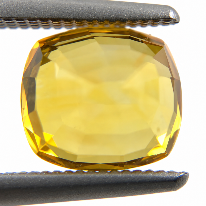 Yellow Sapphire 2.53 carat 7.20x6.58x5.66mm rectangle cushion cut