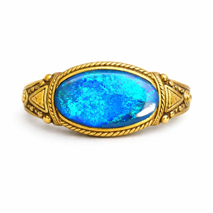 Australian black opal 0.90 carat loose gemstone - Customise this or buy loose