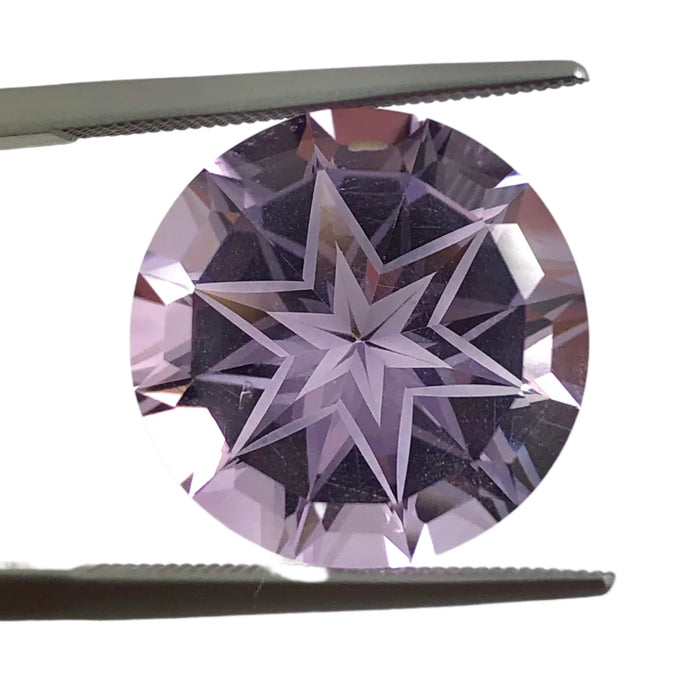 Amethyst unique German laser star mixed cut 11.78 carat loose gemstone - Buy loose or customise