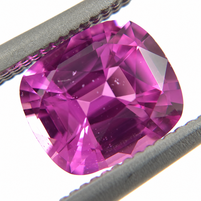 Unheated Treatment Pink Sapphire 1.25 carat 6.53x5.72x3.72mm rectangle cushion cut