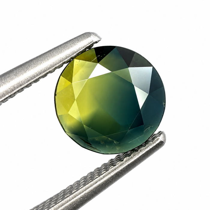 Australian Parti sapphire 1.05ct round rose cut loose gemstone - Buy loose or customise