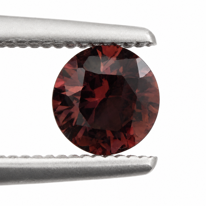 Red Zircon round cut 0.66-0.76ct 5x3mm approximately each loose gemstone - price is per stone - Buy loose or customise