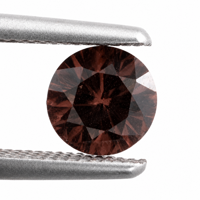 Red Zircon round cut 0.66-0.76ct 5x3mm approximately each loose gemstone - price is per stone - Buy loose or customise