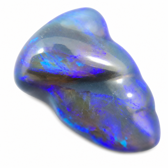 Australian carved jelly opal 10.90 carat loose gemstone - Designer gemstone