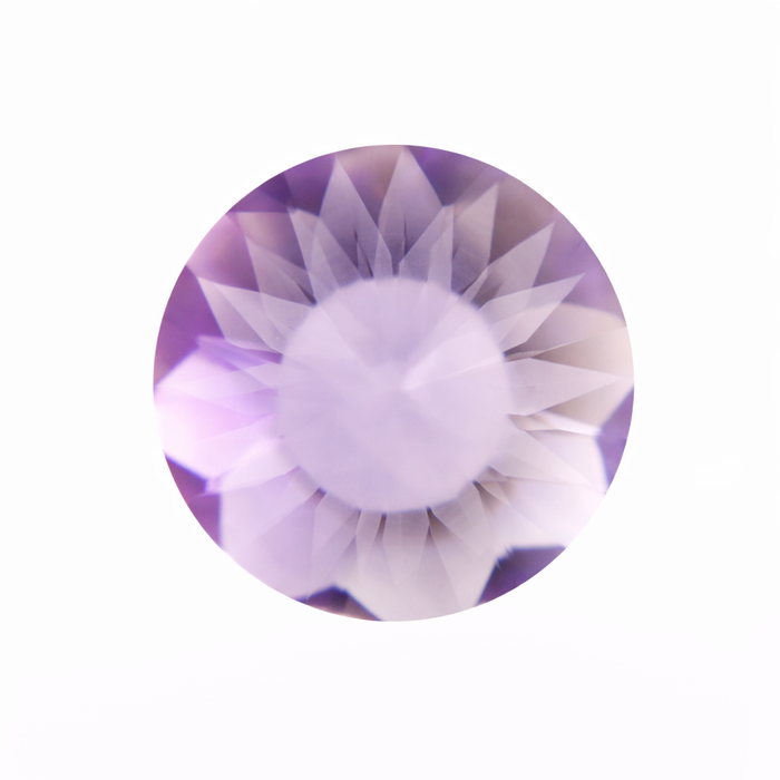 Amethyst unique German laser flower mixed cut 10.60 carat loose gemstone - Buy loose or customise
