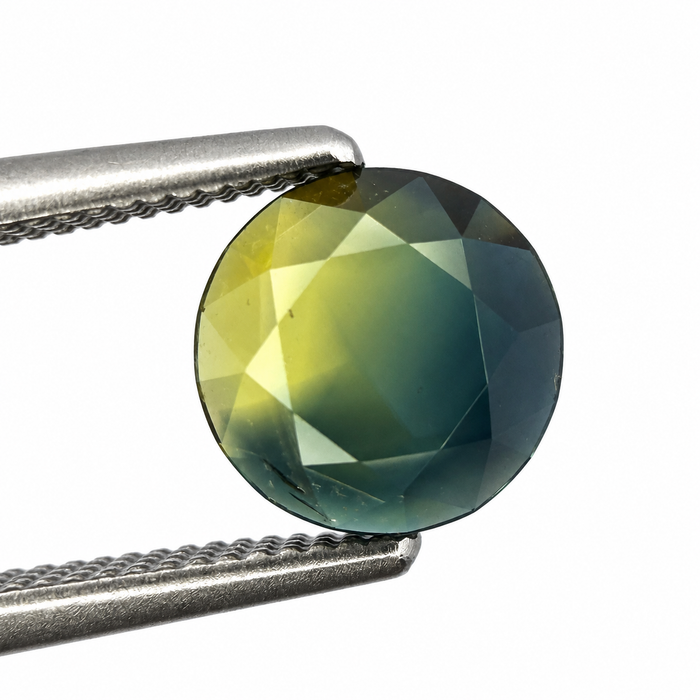 Australian Parti sapphire 1.05ct round rose cut loose gemstone - Buy loose or customise